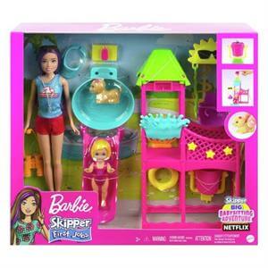 Barbie Skipper First Jobs Water Park Playset & Doll